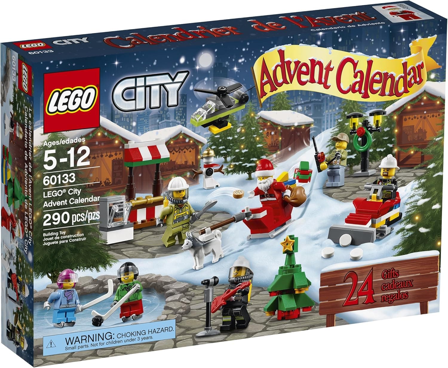LEGO City Town 60133 Advent Calendar Building Kit (290 Piece) (Discontinued by Manufacturer)