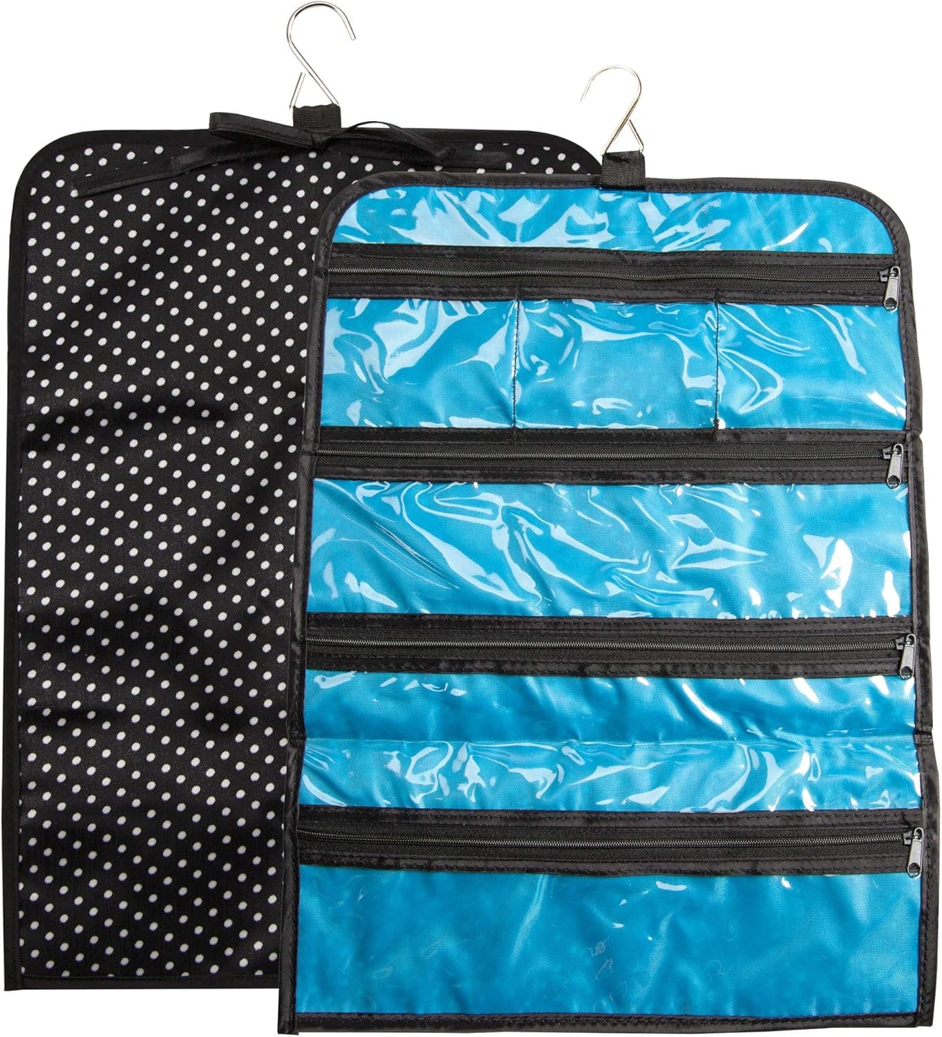 The Paragon Travel Hanging Jewelry Roll Up Bag, Storage Case, Organizer Holder