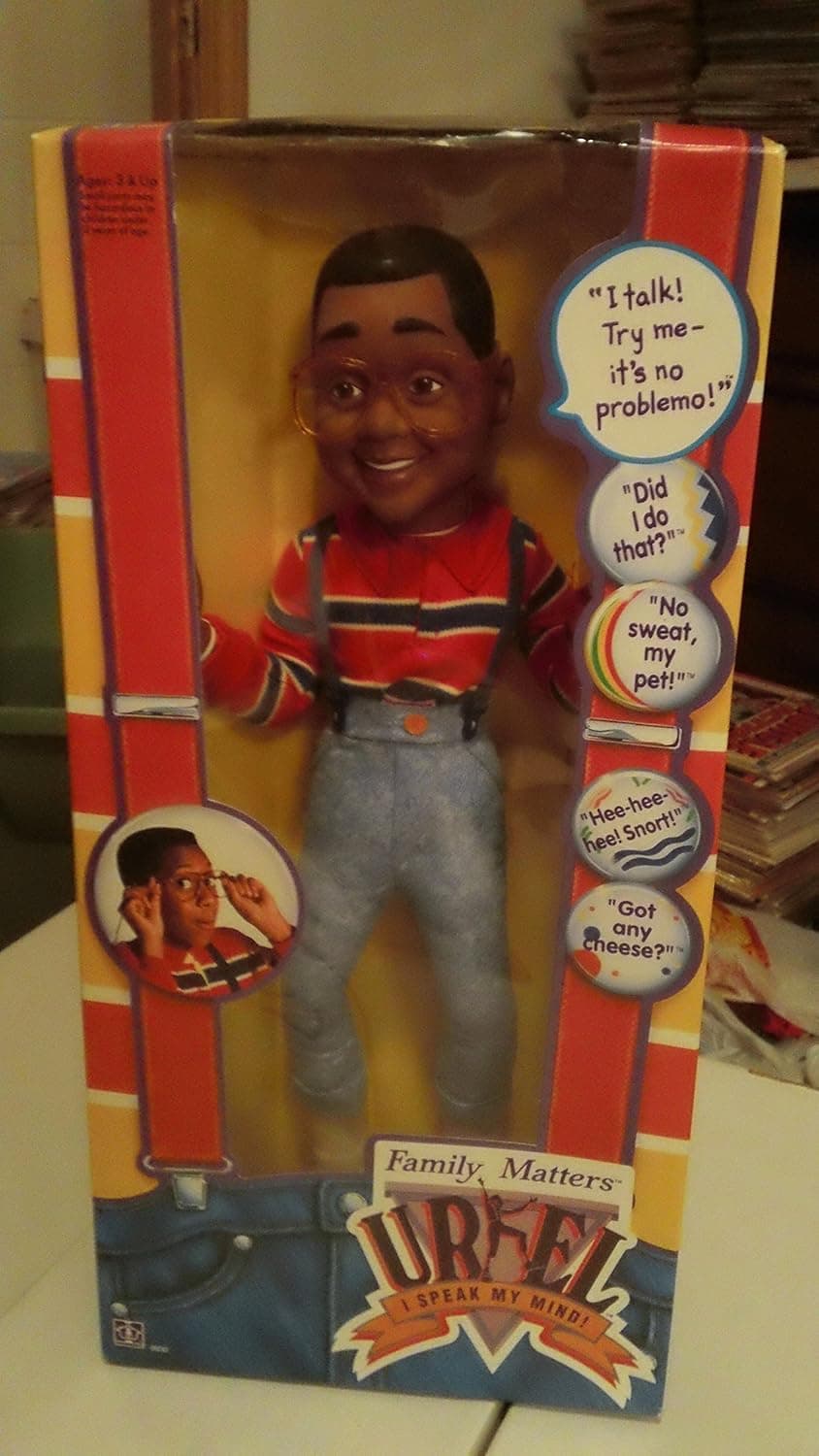 TV Toys Urkel Talking Doll: Family Matters: I Speak My Mind