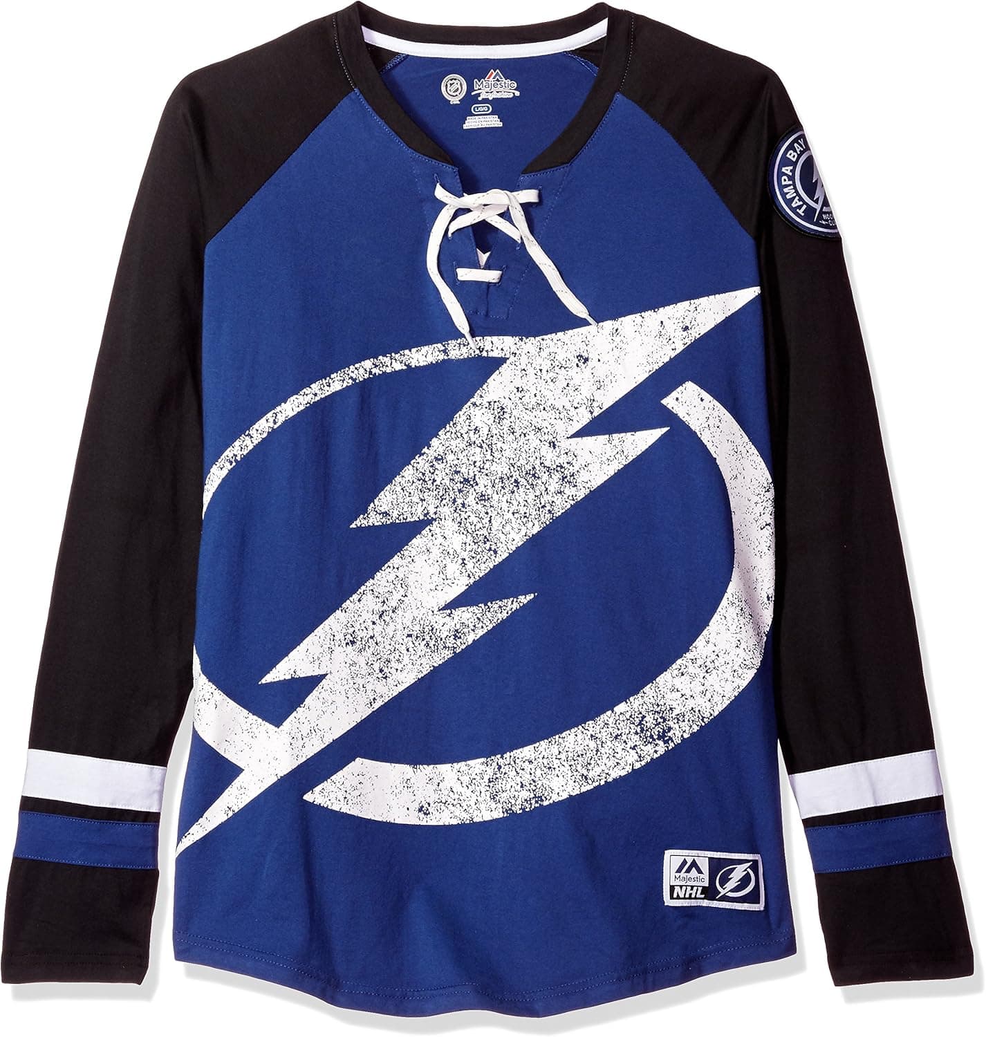 VF LSG NHL Women's Hip Check Long Sleeve Lace-Up Tee