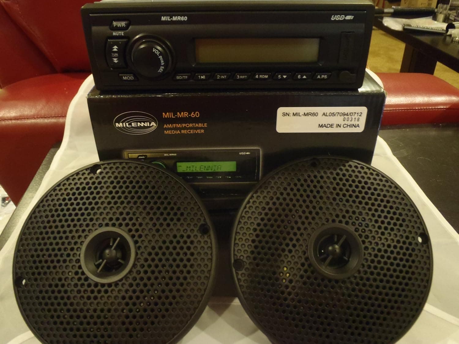 Milennia MR60 AM/FM/USB Stereo (MILMR60) (42234)