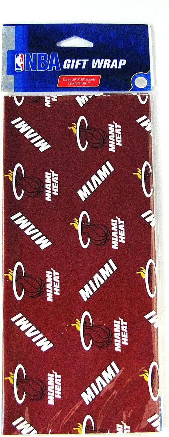 NBA Miami Heat Wrapping Paper