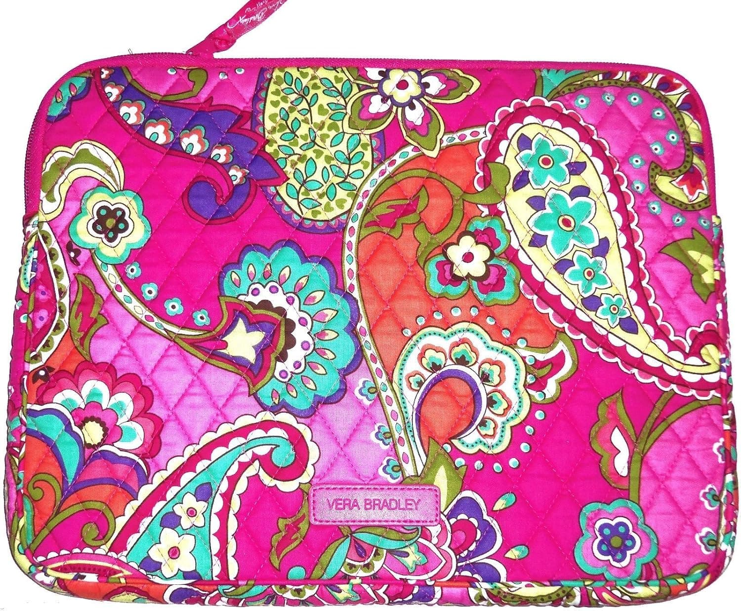 Vera Bradley Tablet Sleeve Pink Swirls Fits up to 13" Laptops