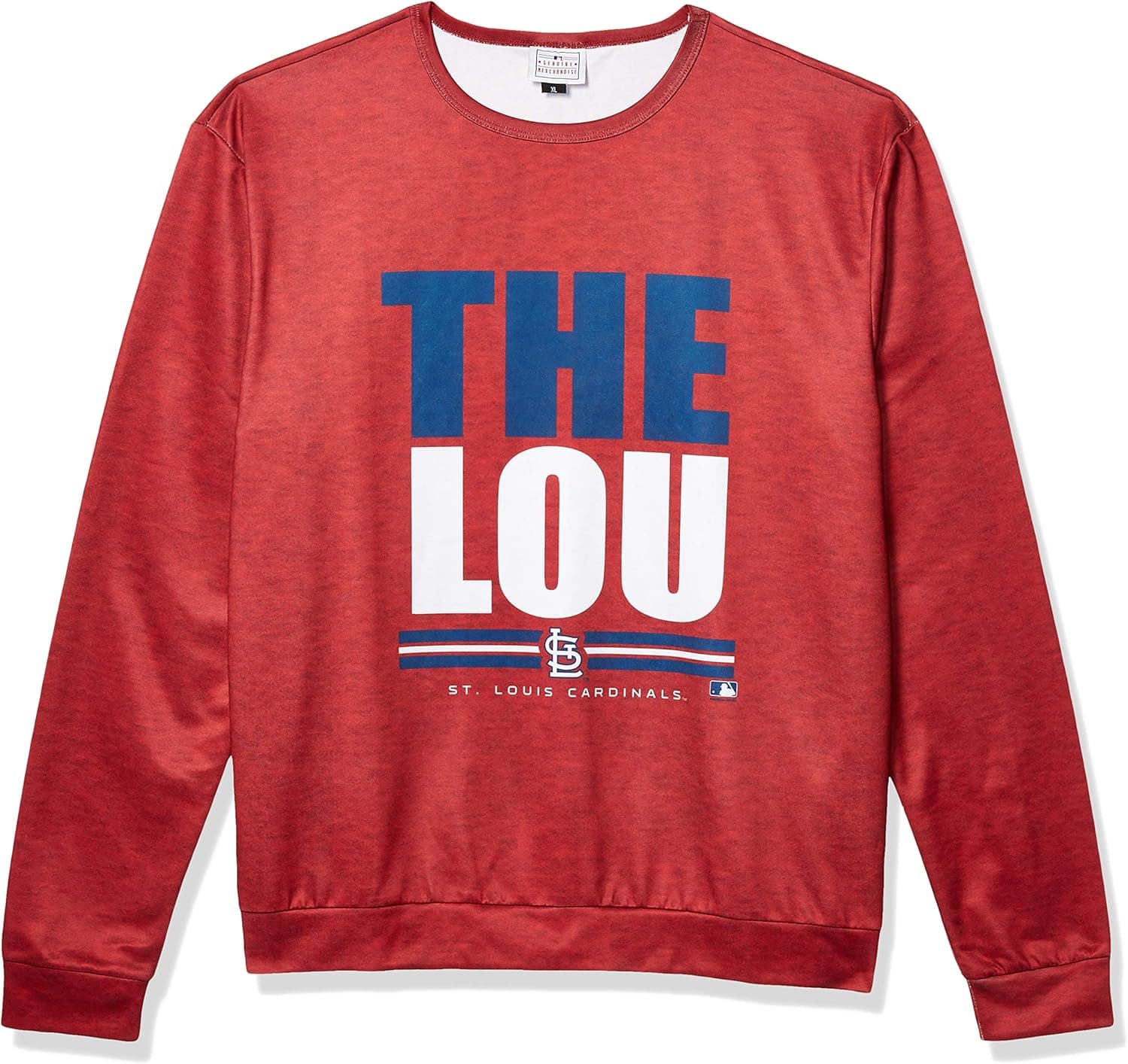 FOCO MLB St. Louis Cardinals Mens Slogan Printed SWEATERSLOGAN Printed Sweater, Team Color, OS