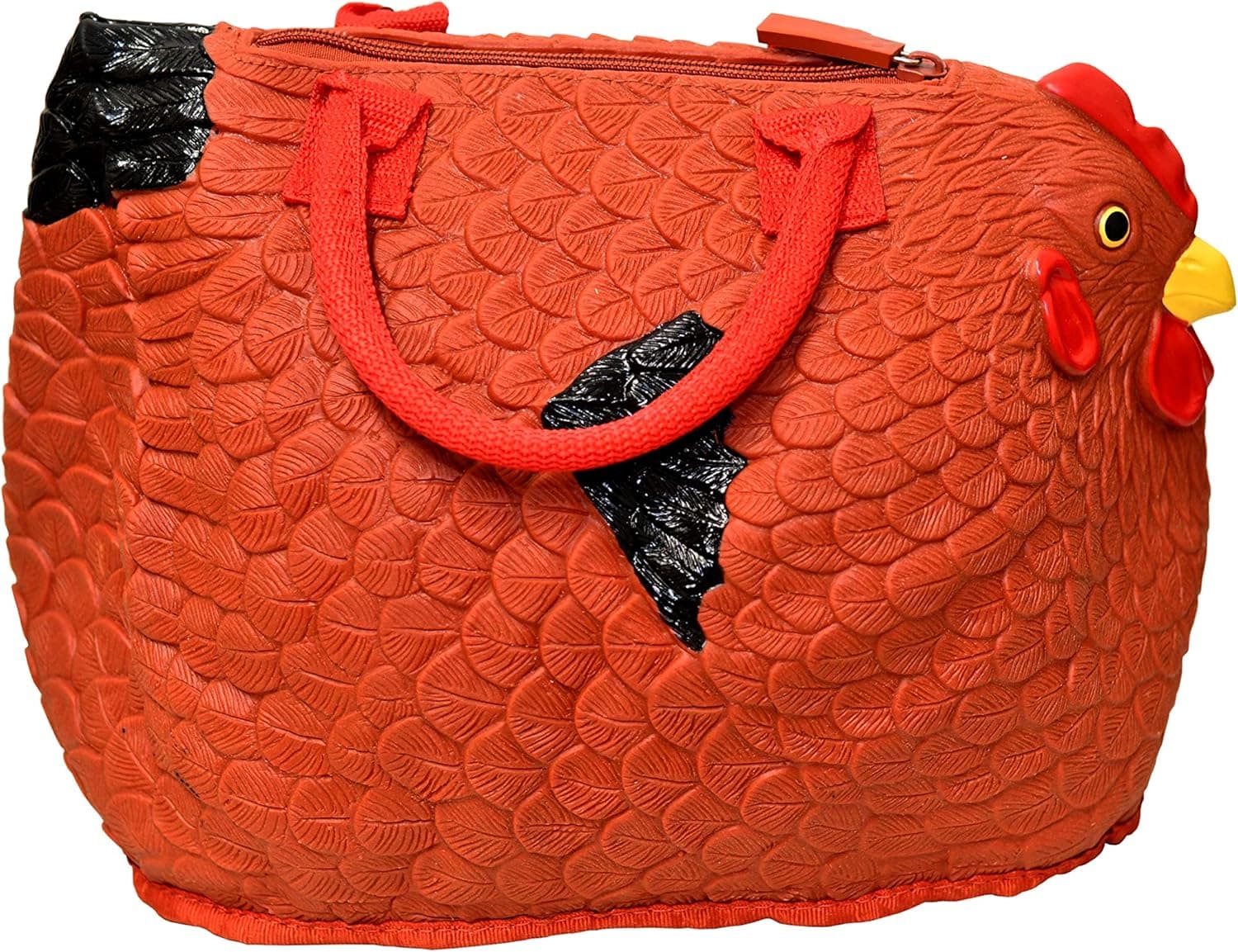 Hen Couture Rubber Chicken Purse - Rhode Island Red Hen Bag Handbag