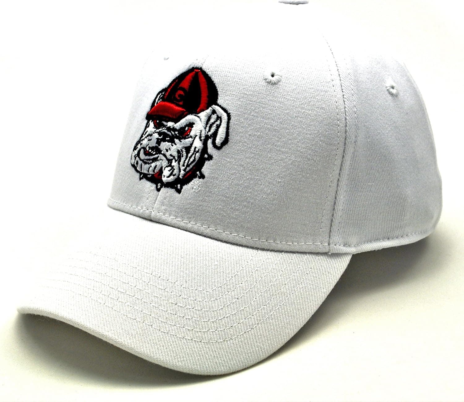 Georgia Bulldogs Premium White One-Fit Hat