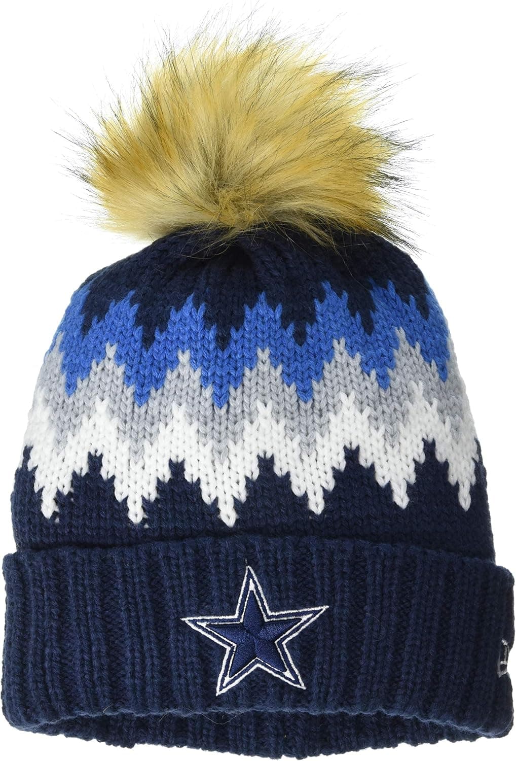 Dallas Cowboys NFL Womens New Era 2020 Glacier B3 Knit Hat