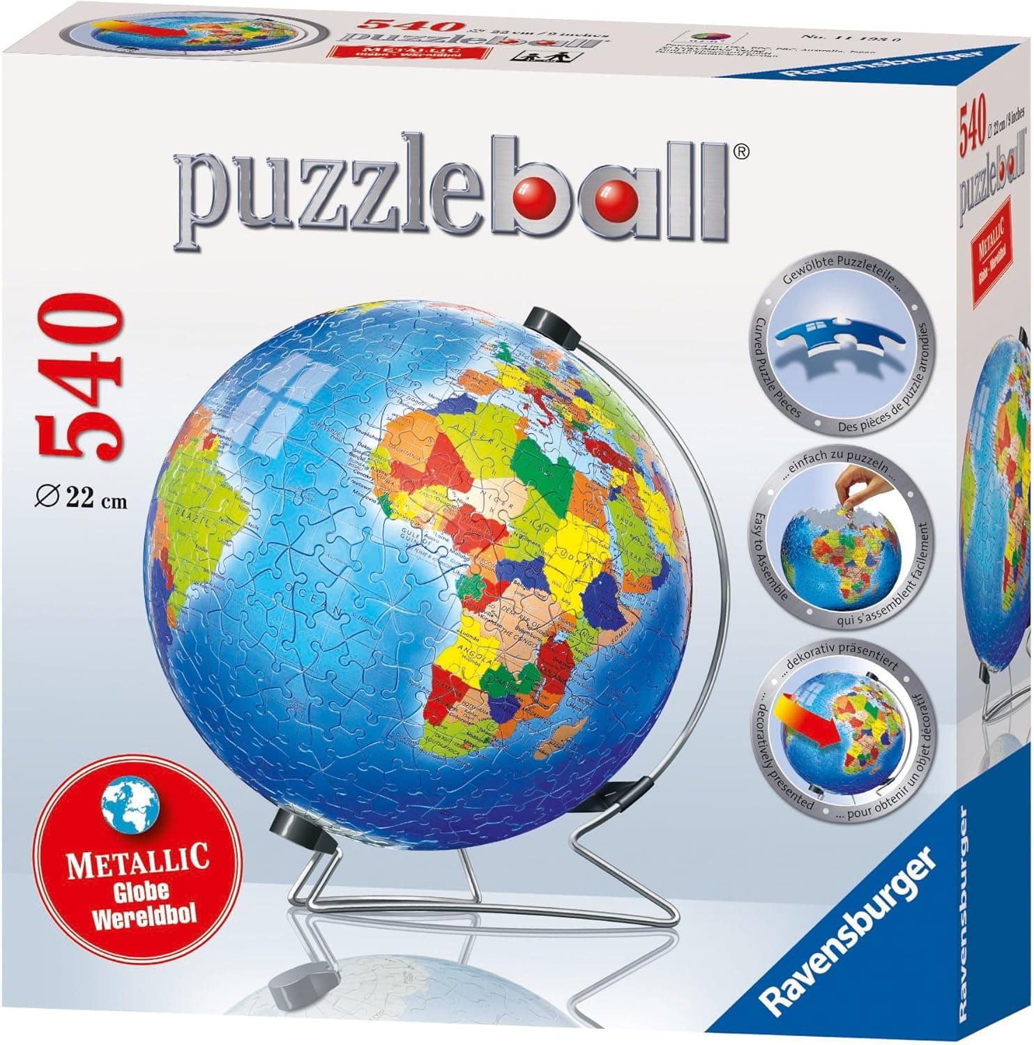 Ravensburger Metallic Earth - 540 Piece puzzleball
