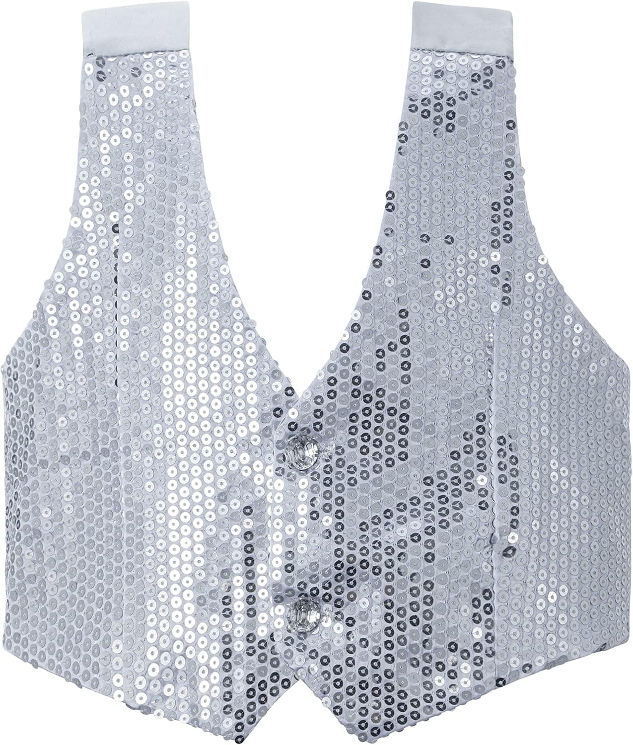 Dress Up America Sequin Vest for Kids - Shiny Dance Vest for Boys - Party Costume for Girls and Boys