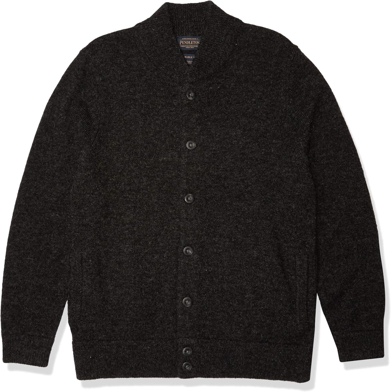Pendleton Men's Shetland Bomber Style Cardigan Sweater