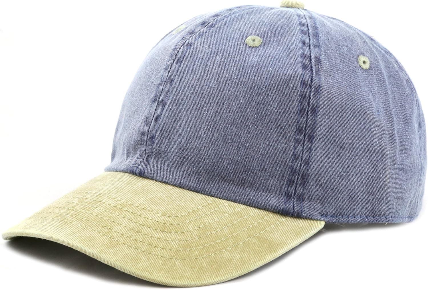 The Hat Depot 100% Cotton Pigment Dyed Low Profile Dad Hat Six Panel Cap