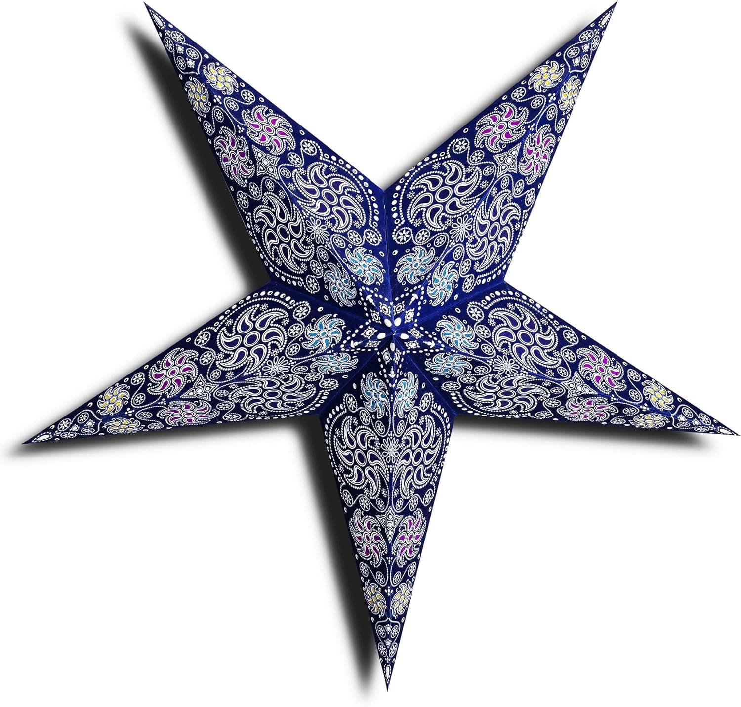 GalaxyArts - Chakra (Blue, Medium) - Paper Star Lantern