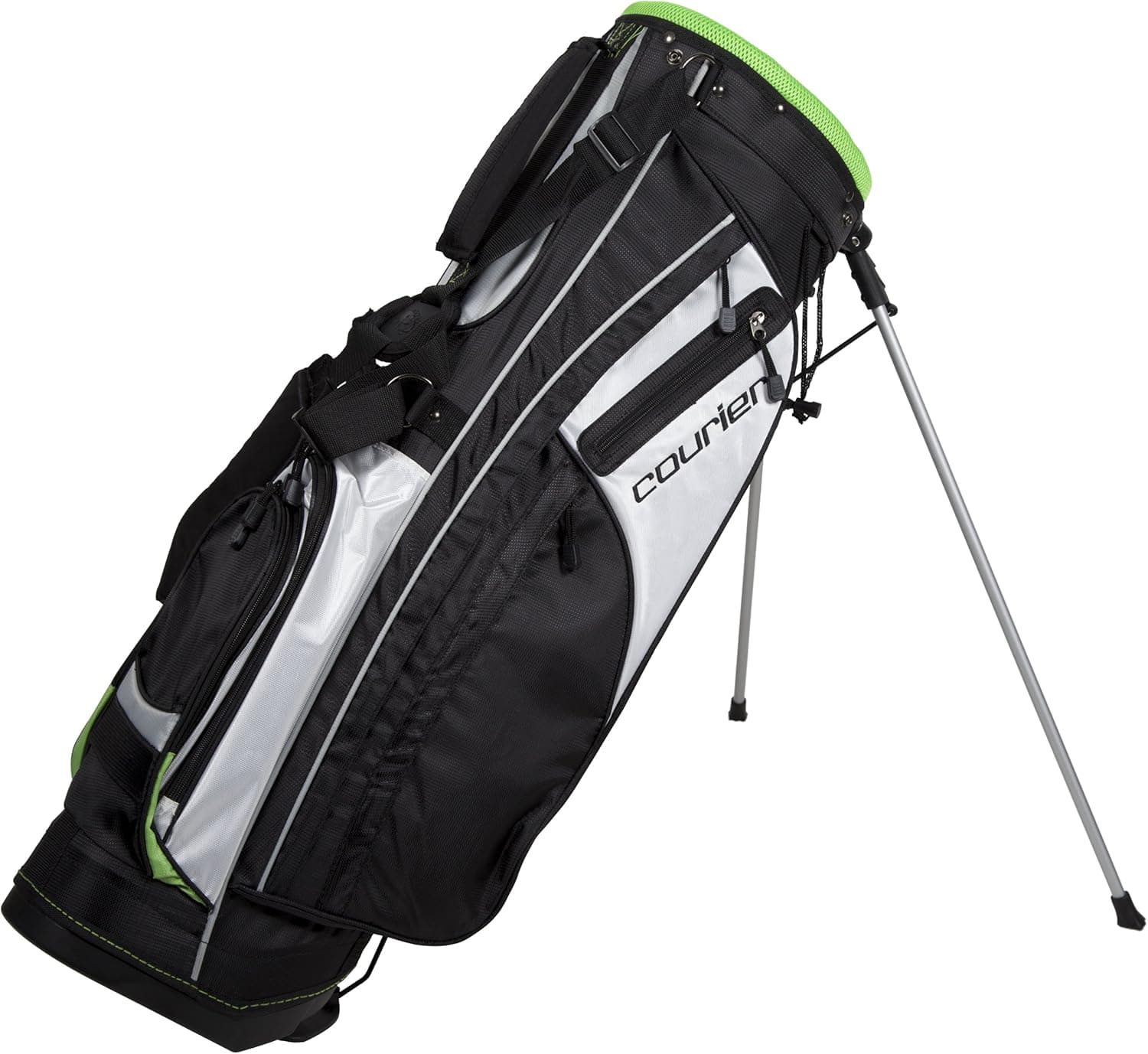 Pinemeadow Golf PGX Golf Bag (Black/White/Green)