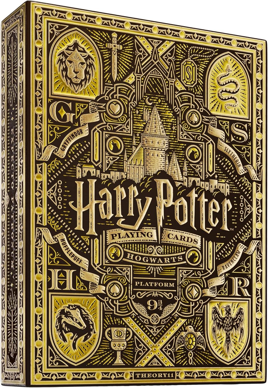 theory11 Harry Potter Playing Cards - Yellow (Hufflepuff)