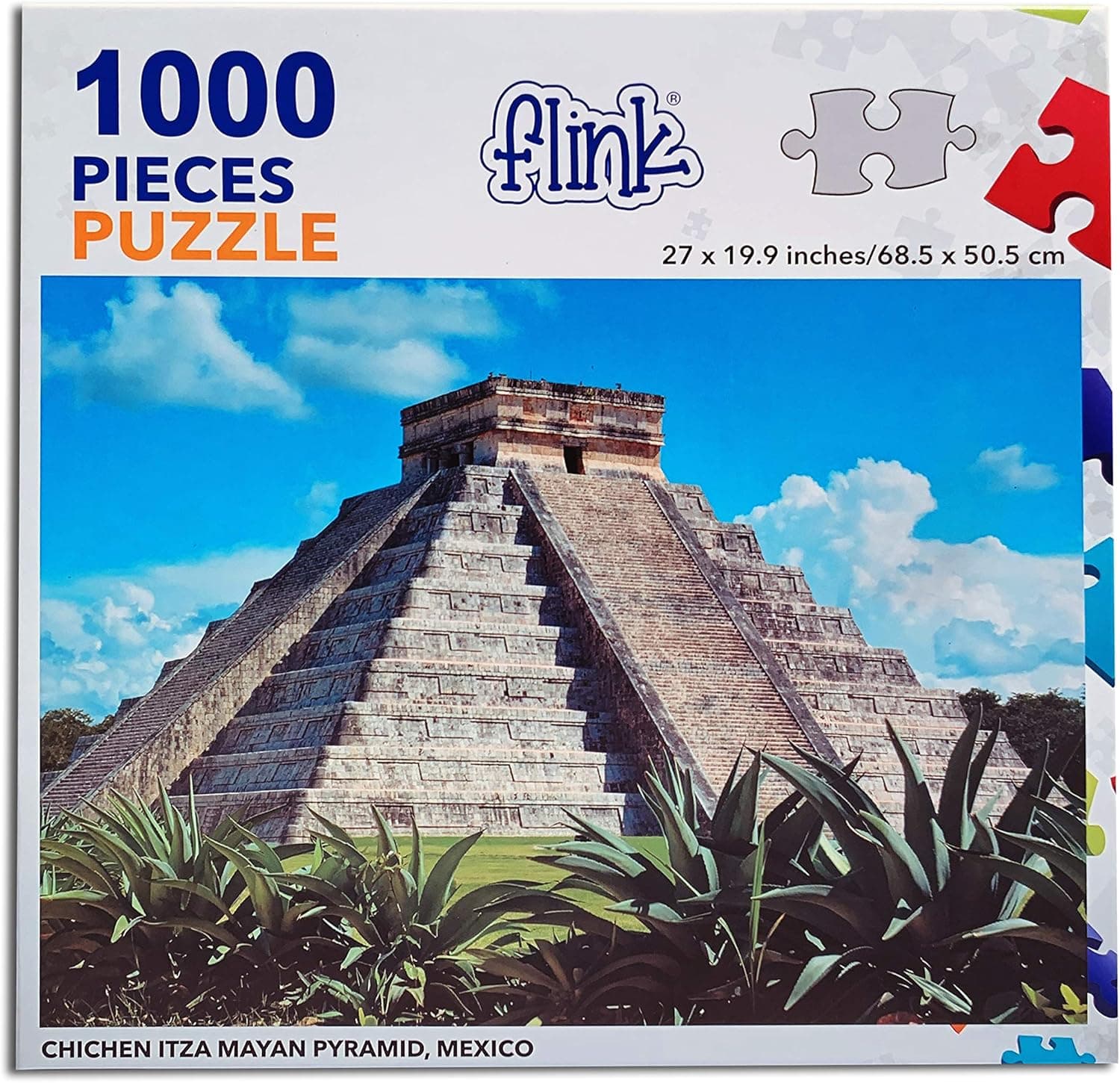 Chichen ITZA Mayan Pyramid, Mexico Jigsaw Puzzle 1000 Pieces Nombre de producto