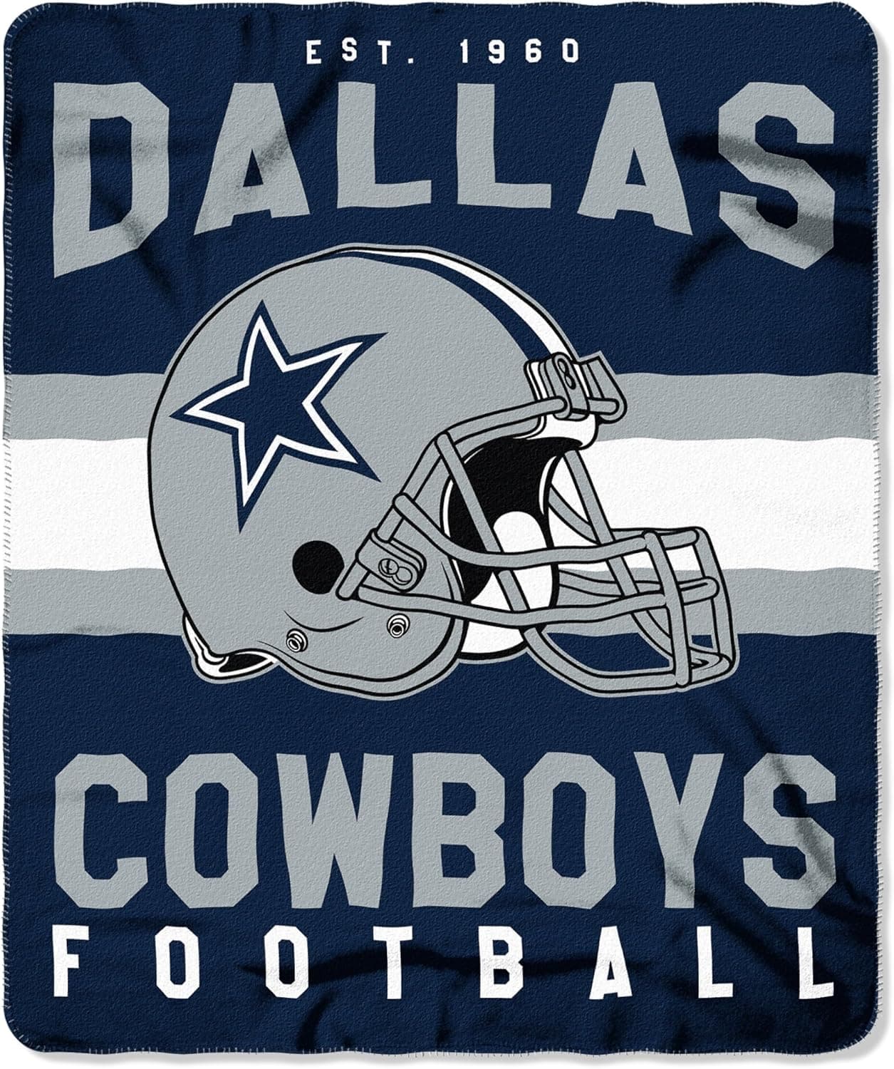 Northwest NFL Dallas Cowboys Unisex-Adult Fleece Throw Blanket, 50" x 60", Singular