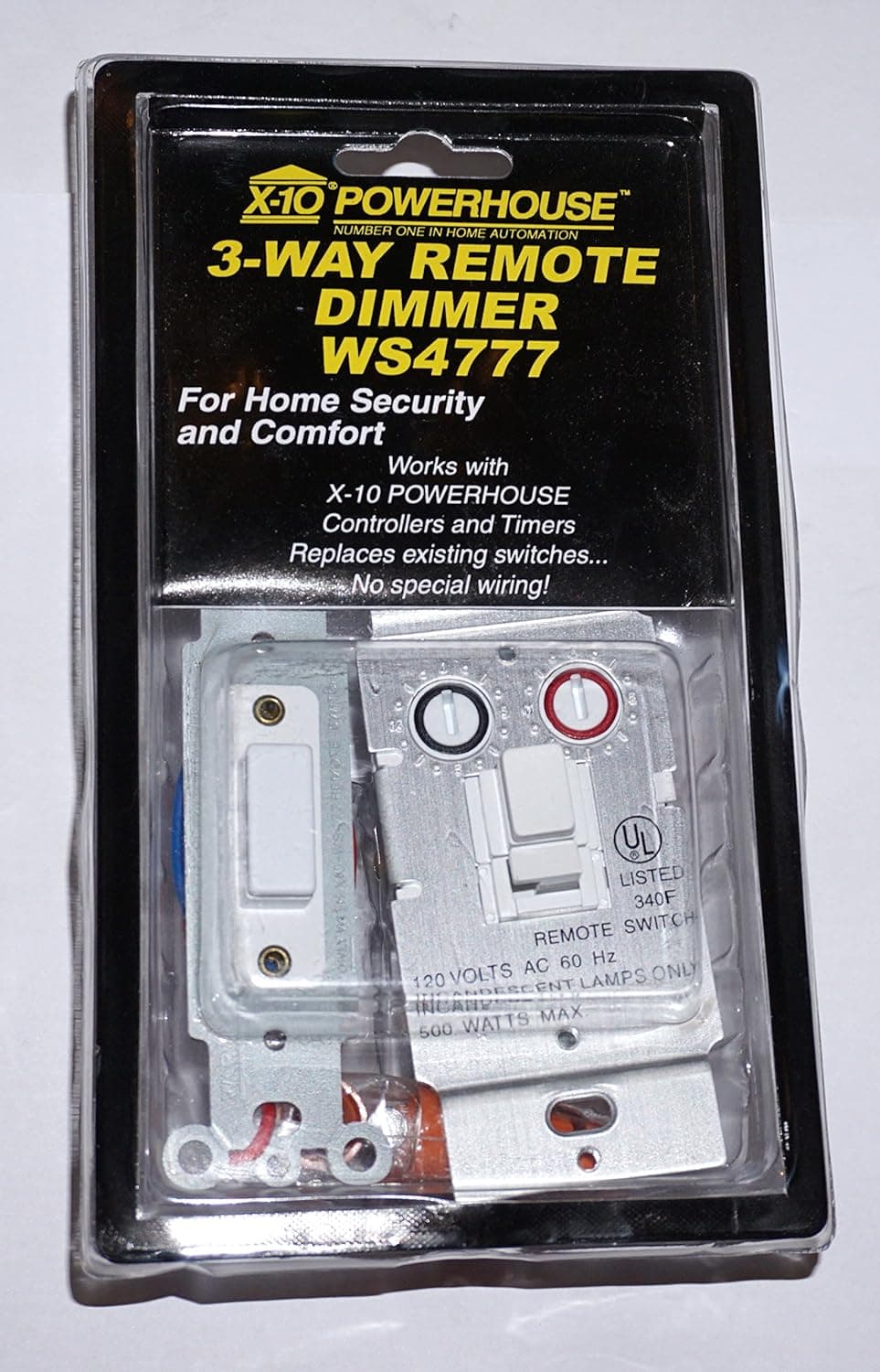 X10 WS4777 3-WAY Remote Dimmer Switch
