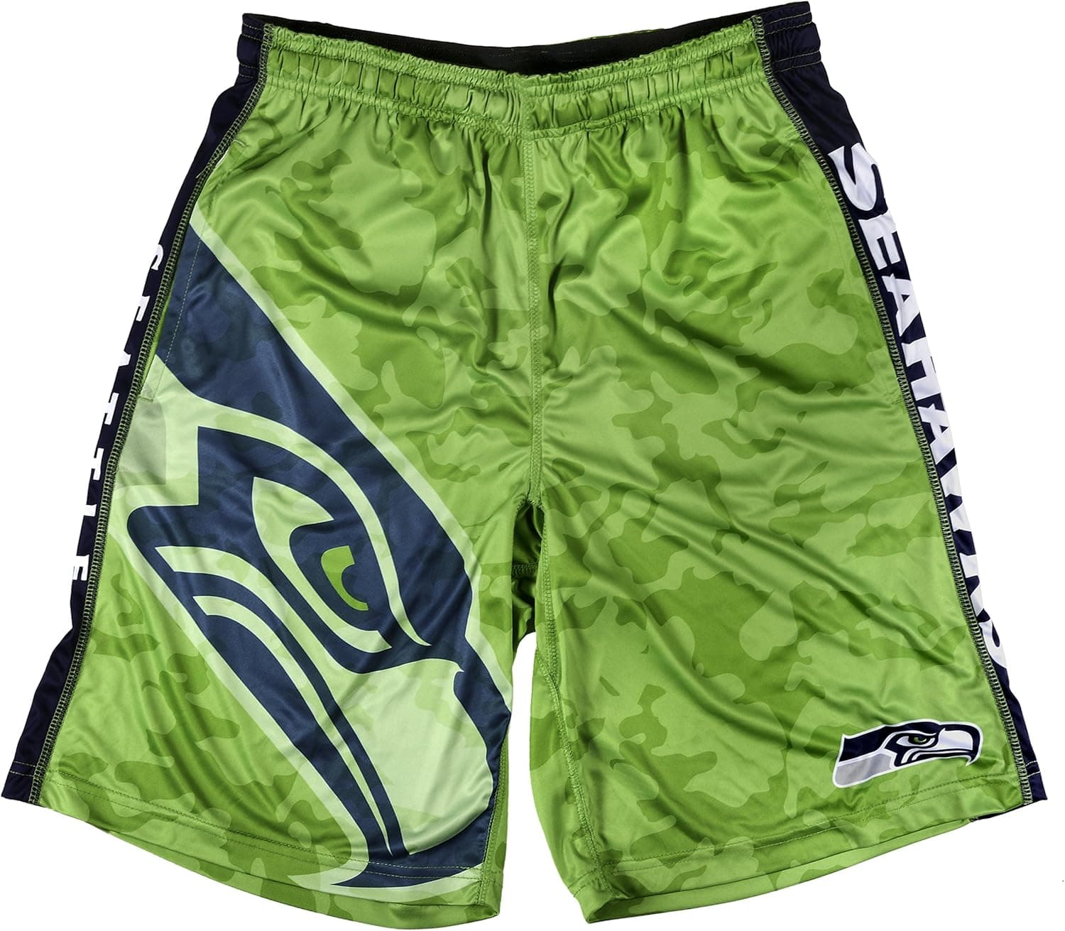 Seattle Seahawks NFL"Big Logo" Polyester Men's Shorts