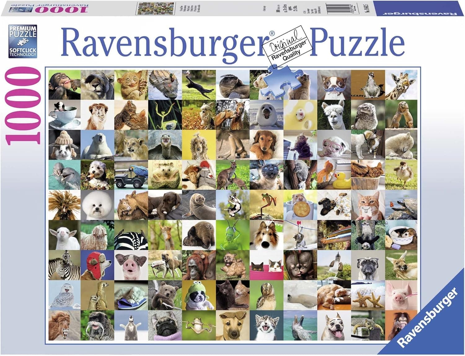 Ravensburger 99 Funny Animals Jigsaw Puzzle (1000 Piece)
