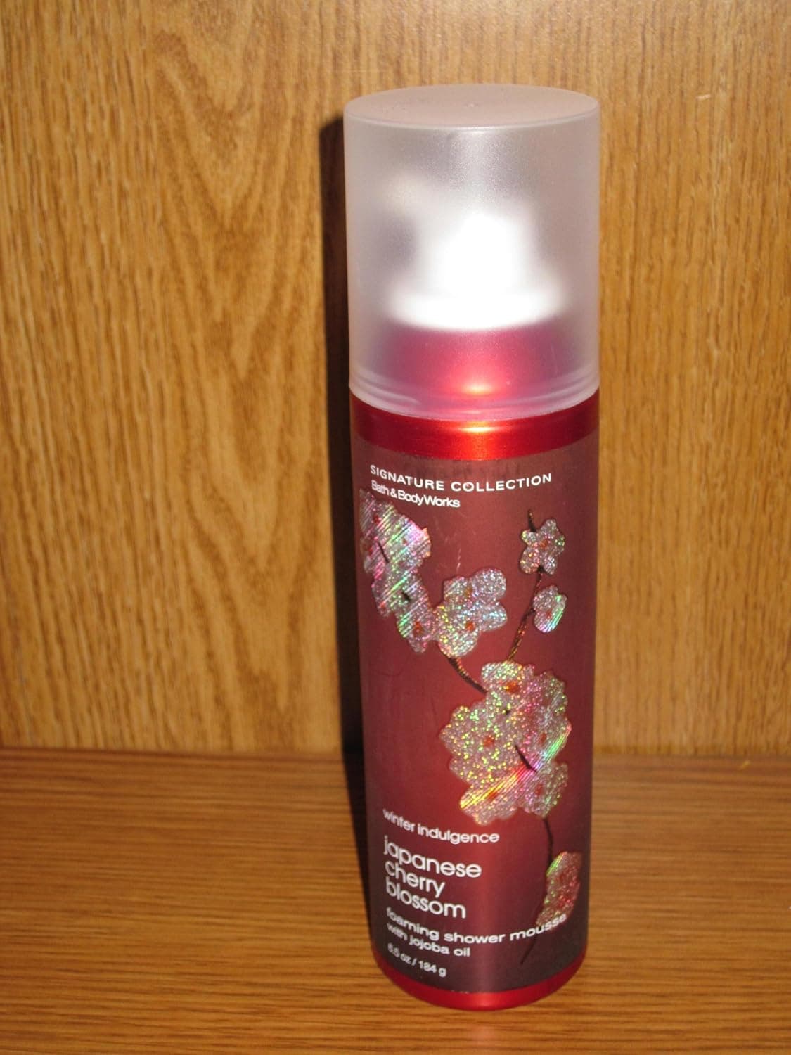 Bath and Body Works Japanese Cherry Blossom Foaming Shower Mousse with Jojoba Oil, 6.5 oz / 184 g