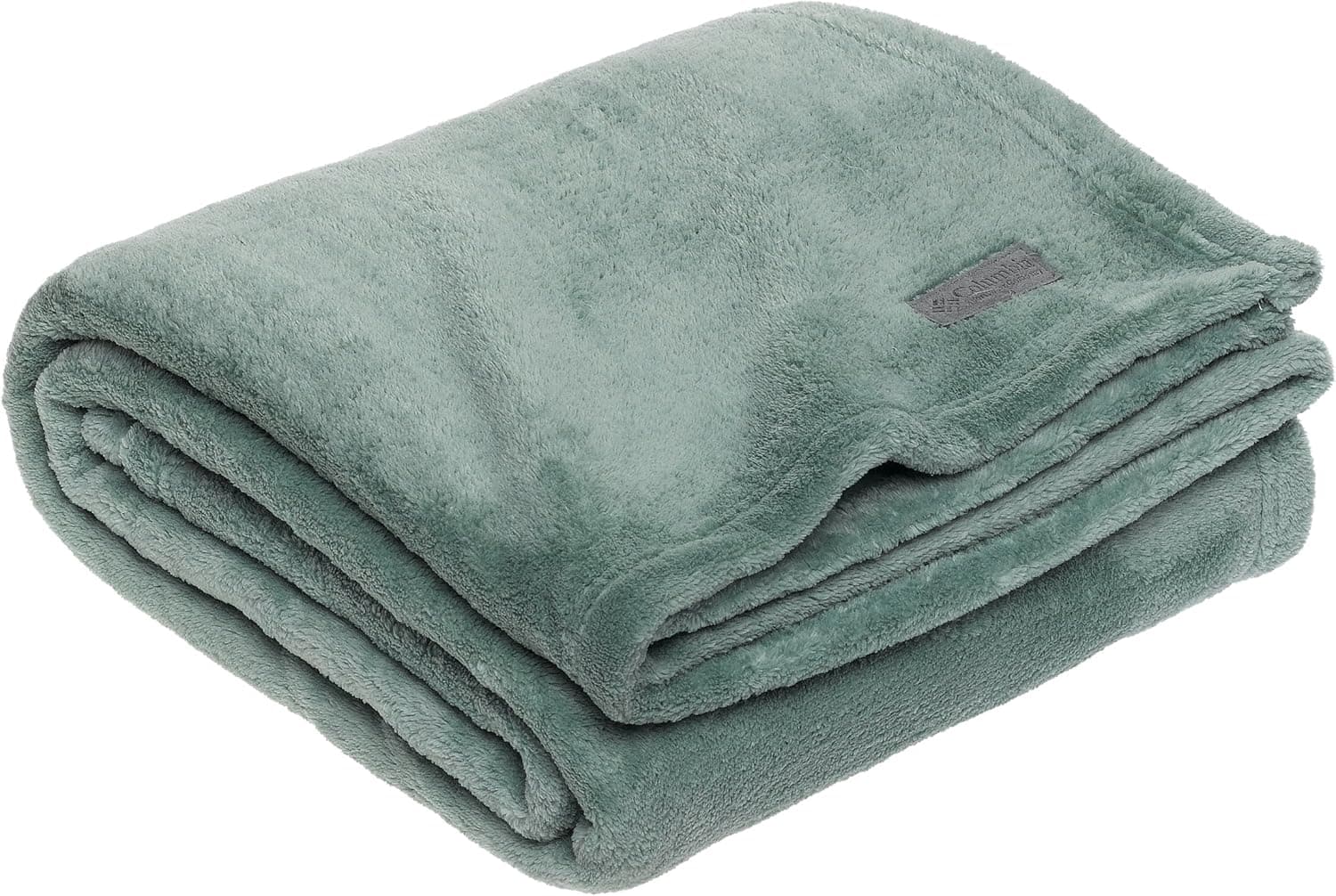 Columbia Coral Fleece 50-By-70-Inch Throw, Water