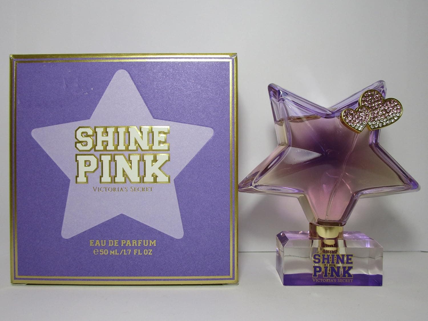 Victoria's Secret Shine Pink Perfume LIFE IS PINK 1.7 OZ Eau De Parfum