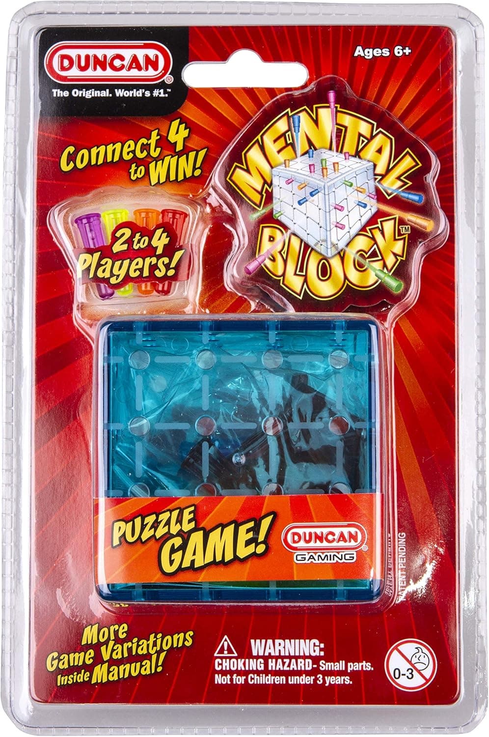 Duncan Toys Mental Block 3D Puzzle Game, Brain Teaser