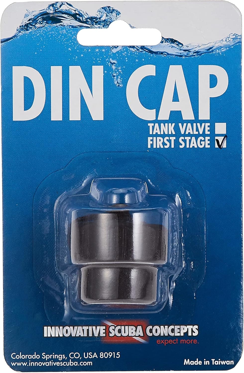 Innovative Scuba Plastic 1st Stage DIN Dust Valve Cap Cover to Protect Your Regulator