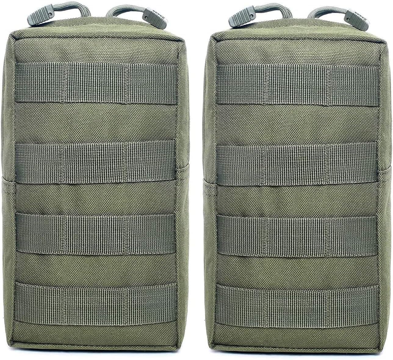 Tacticool 2 Pack Molle Pouches - Tactical Compact Water-Resistant EDC Pouch