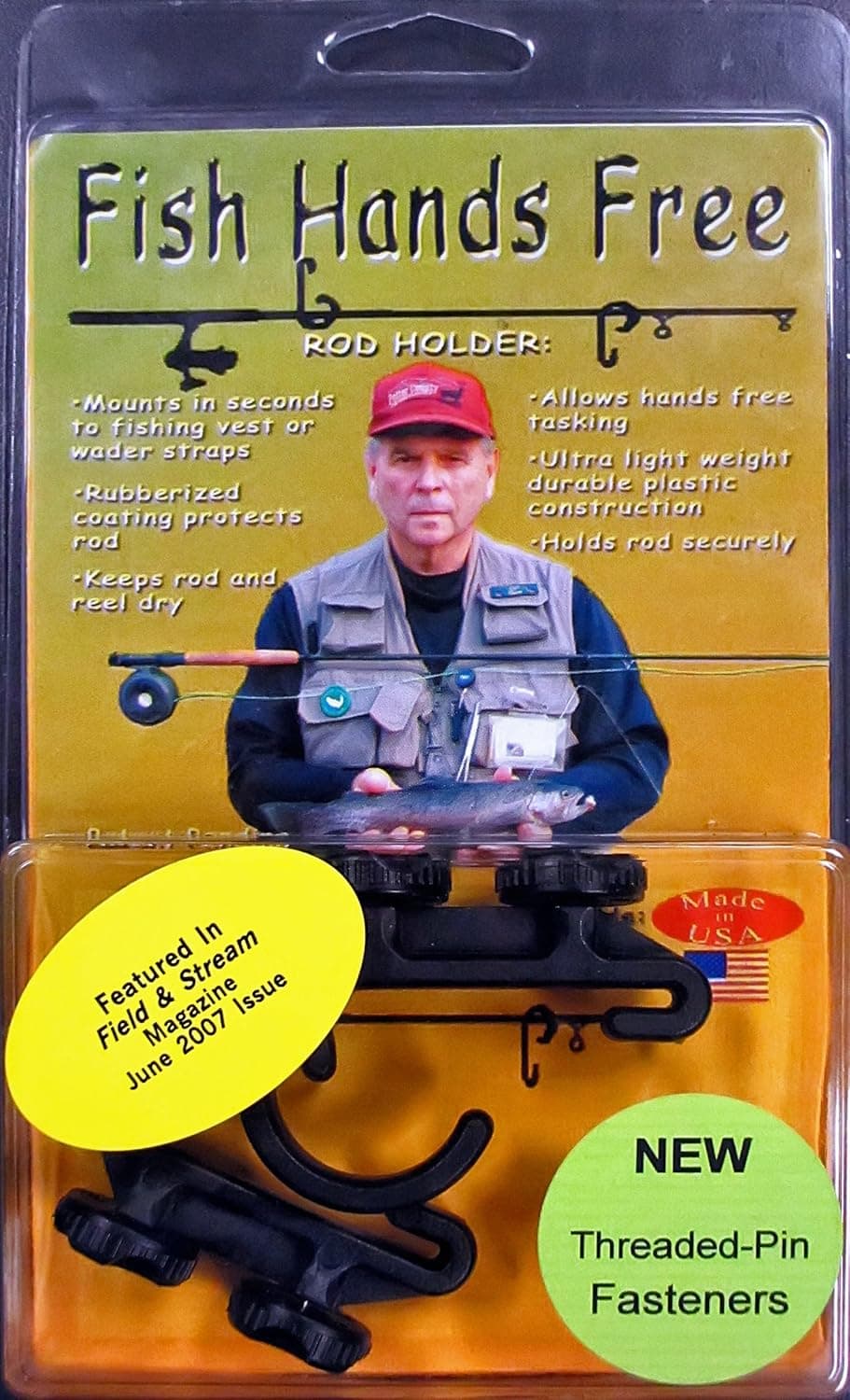 Fishing Rod Holder Fish Hands Free Improved