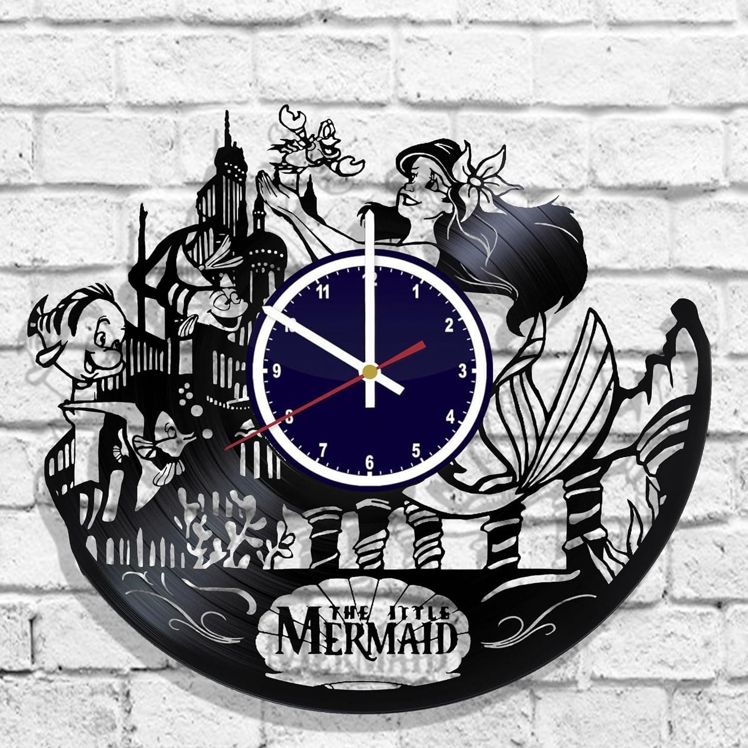 The Little Mermaid design wall clock, The Little Mermaid design decal, The Little Mermaid poster