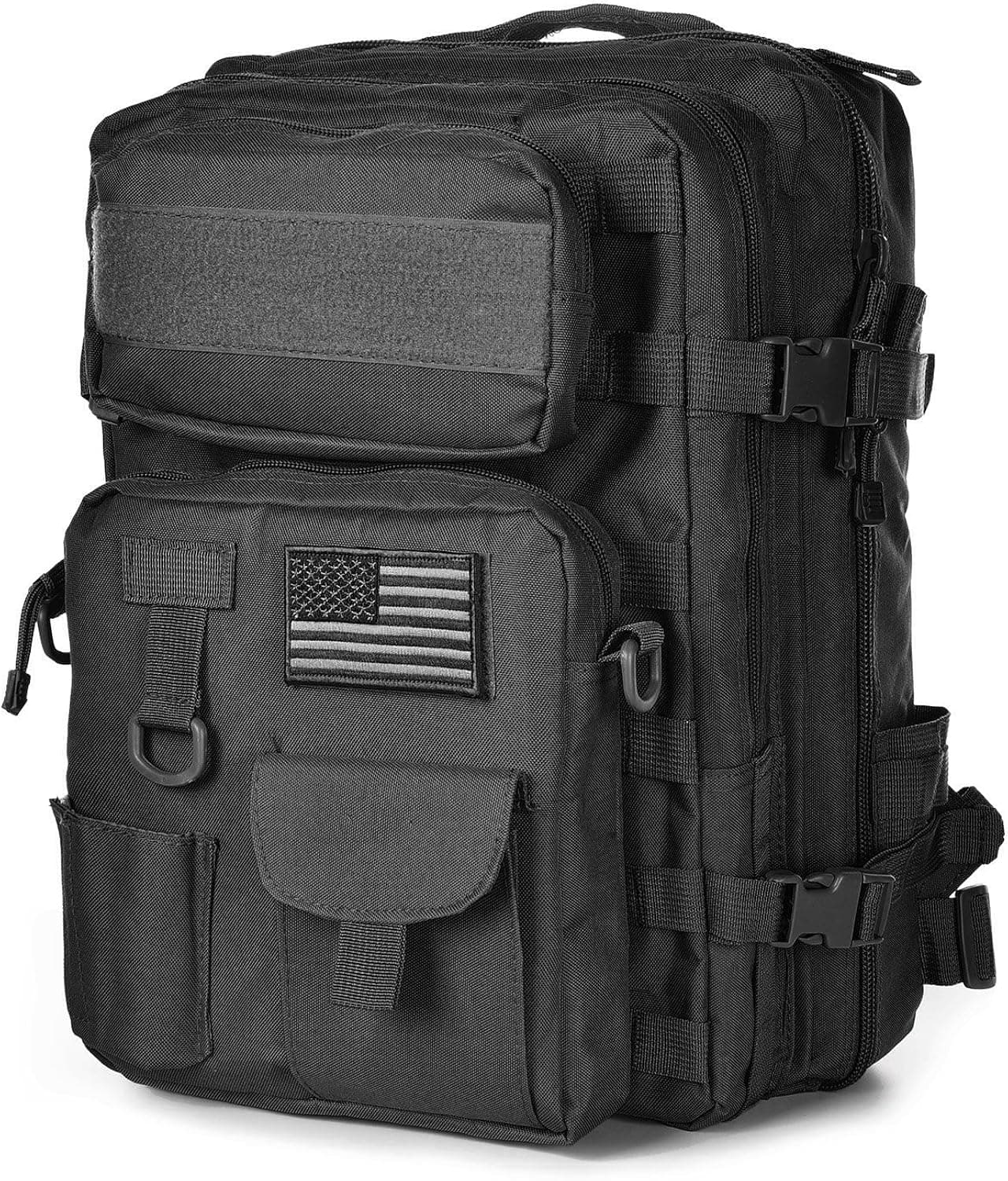 CVLIFE 40L Outdoor Tactical Backpack Military Rucksack Detachable Pack with Velcro Patch for Camping