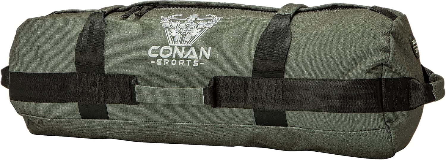 Heavy Duty Fitness Sandbag - Workout Equipment with Handles - Includes Extra Sand Bags Filler Weights Inserts - Weighted Training for Fitness and Home Exercise