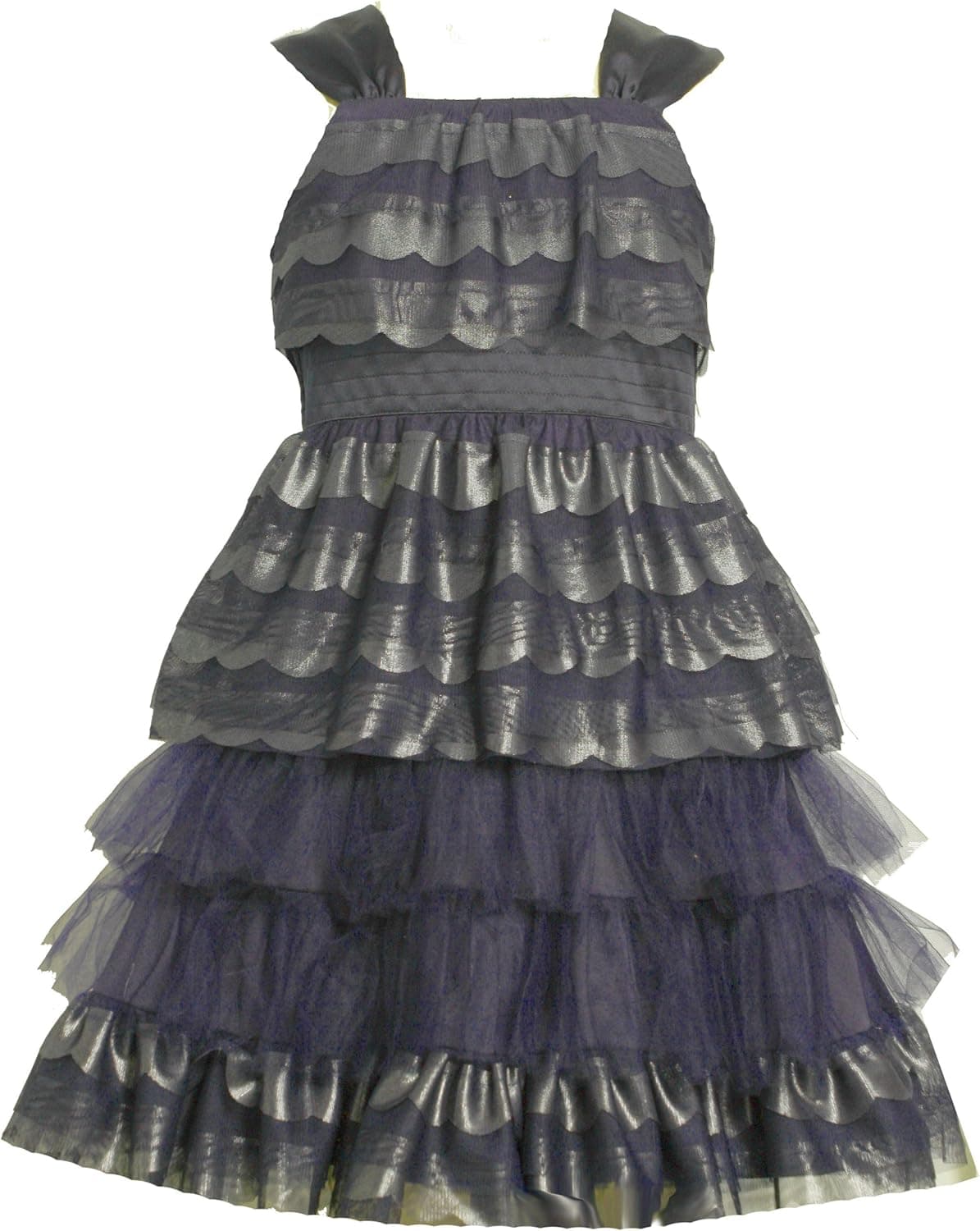 Bonnie Jean Big Girls' Sleeveless Scalloped Dress