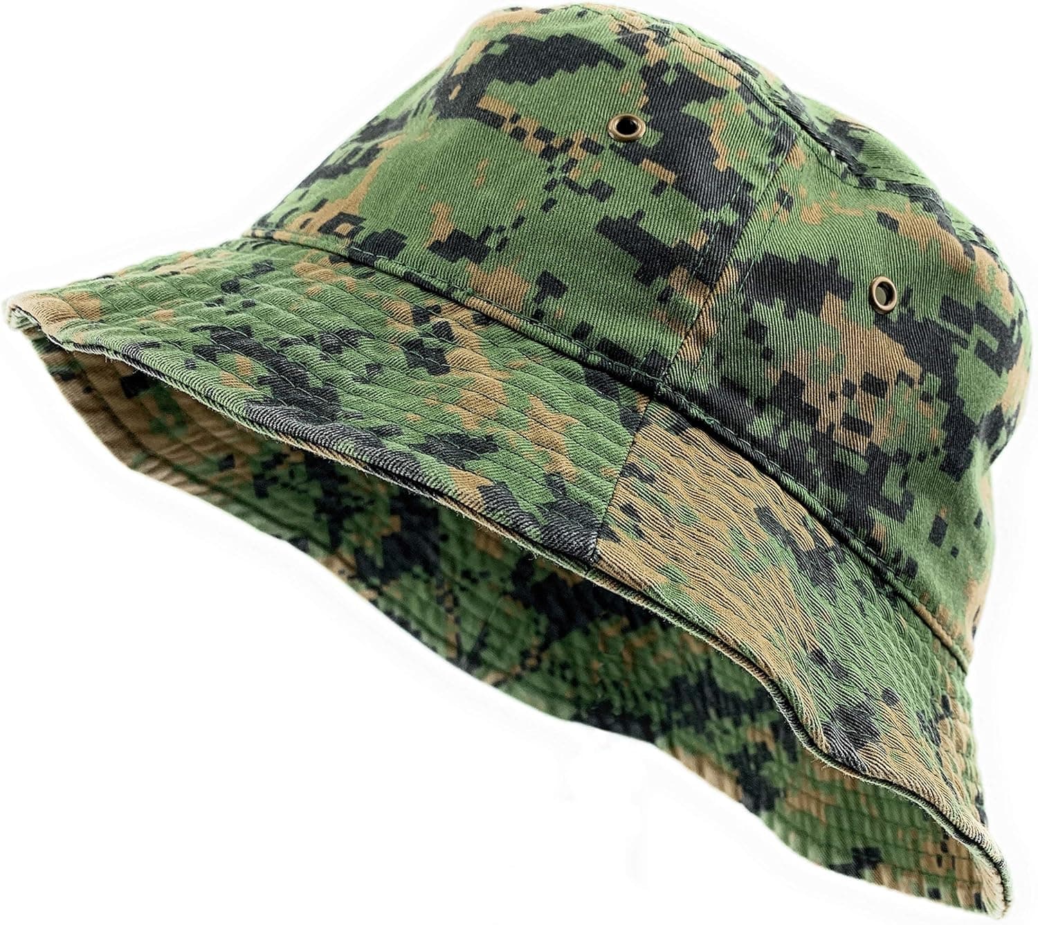 Deewang Unisex 100% Cotton Premium Summer Bucket Hat Safari Packable Outdoor Beach Sun Hat