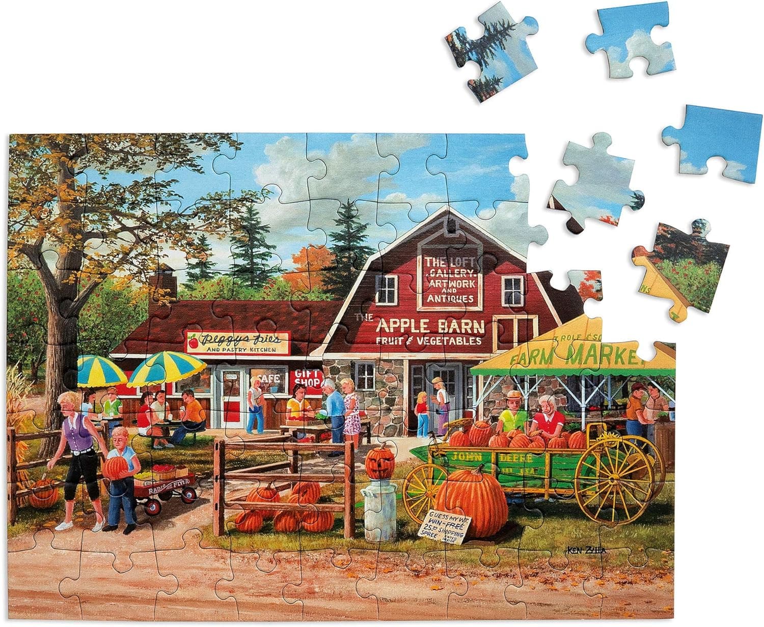 Relish 63 Piece Farmers Market Dementia Jigsaw Puzzle – Alzheimer’s Products & Dementia Activities for Seniors