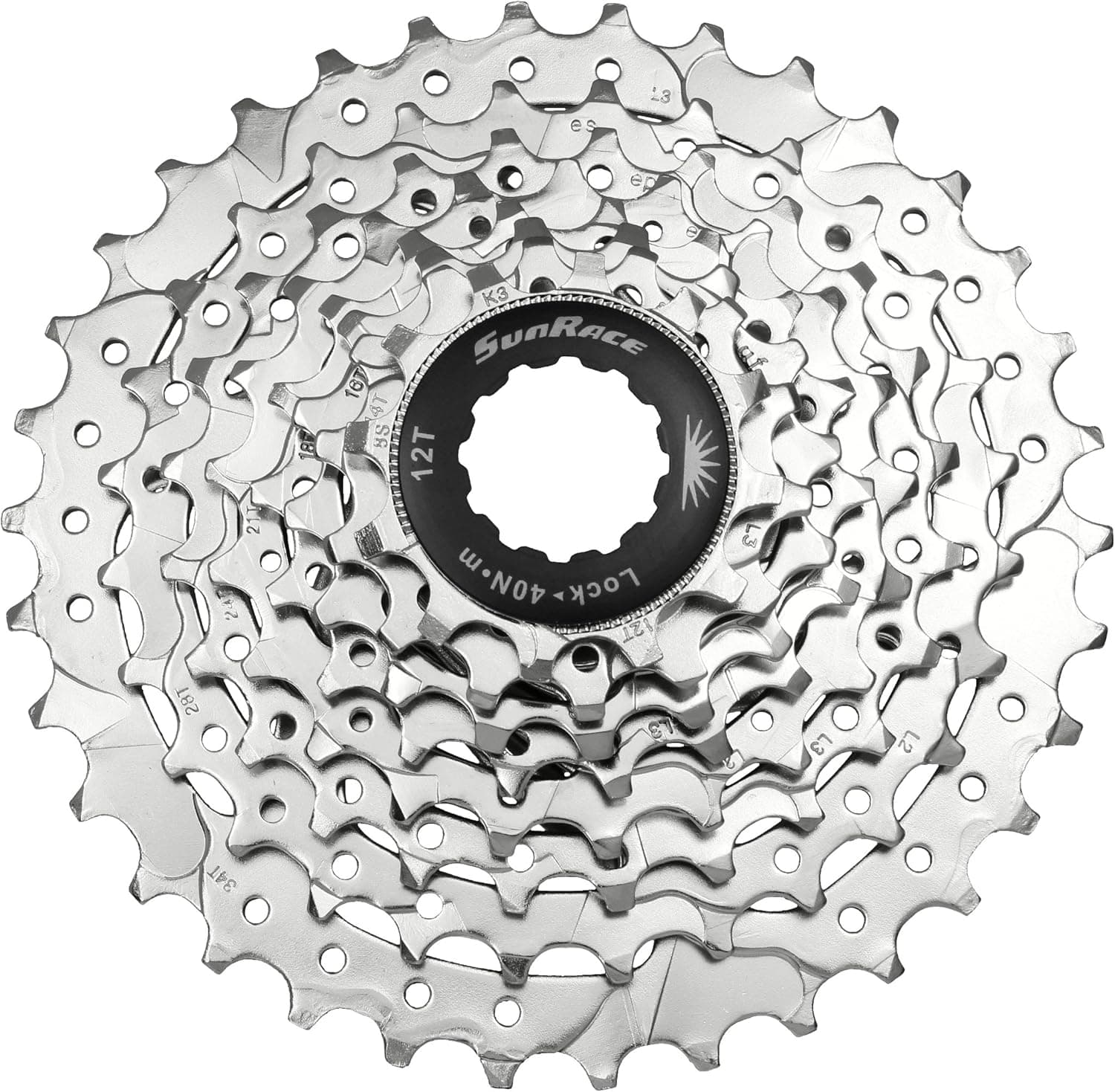 SunRace CSM63 7-Speed Nickel Plated Cassette