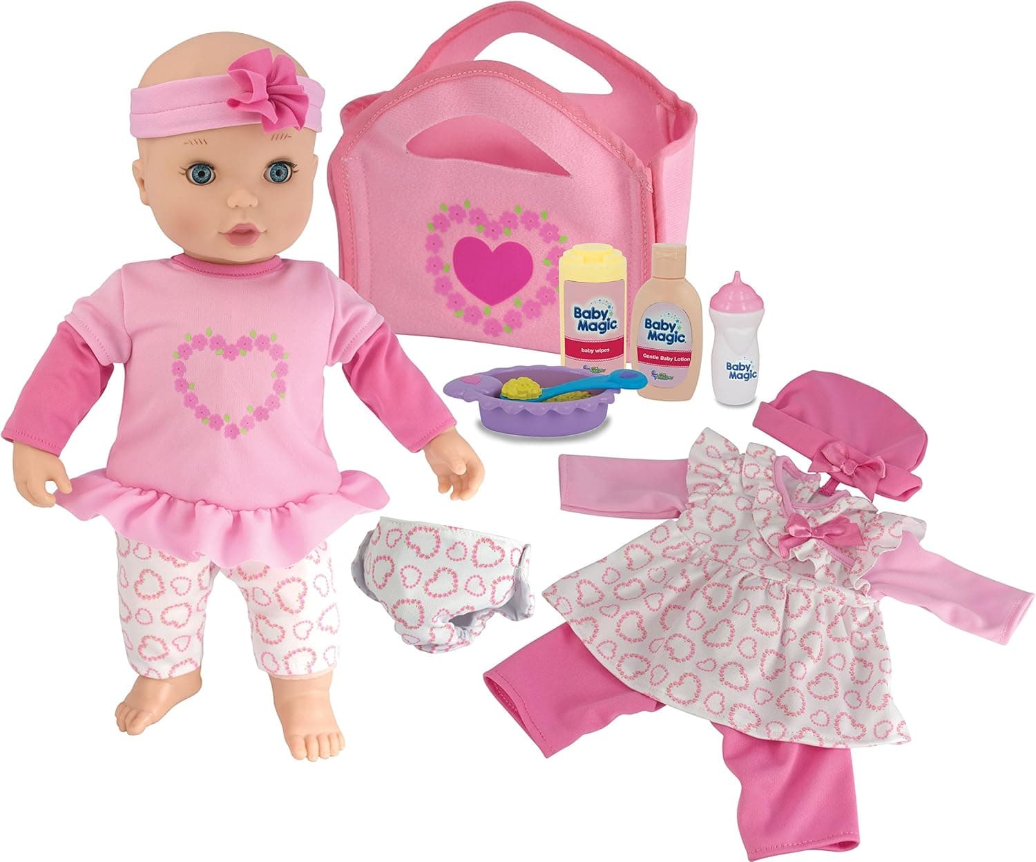 New Adventures Baby Magic Doll Dress N Play