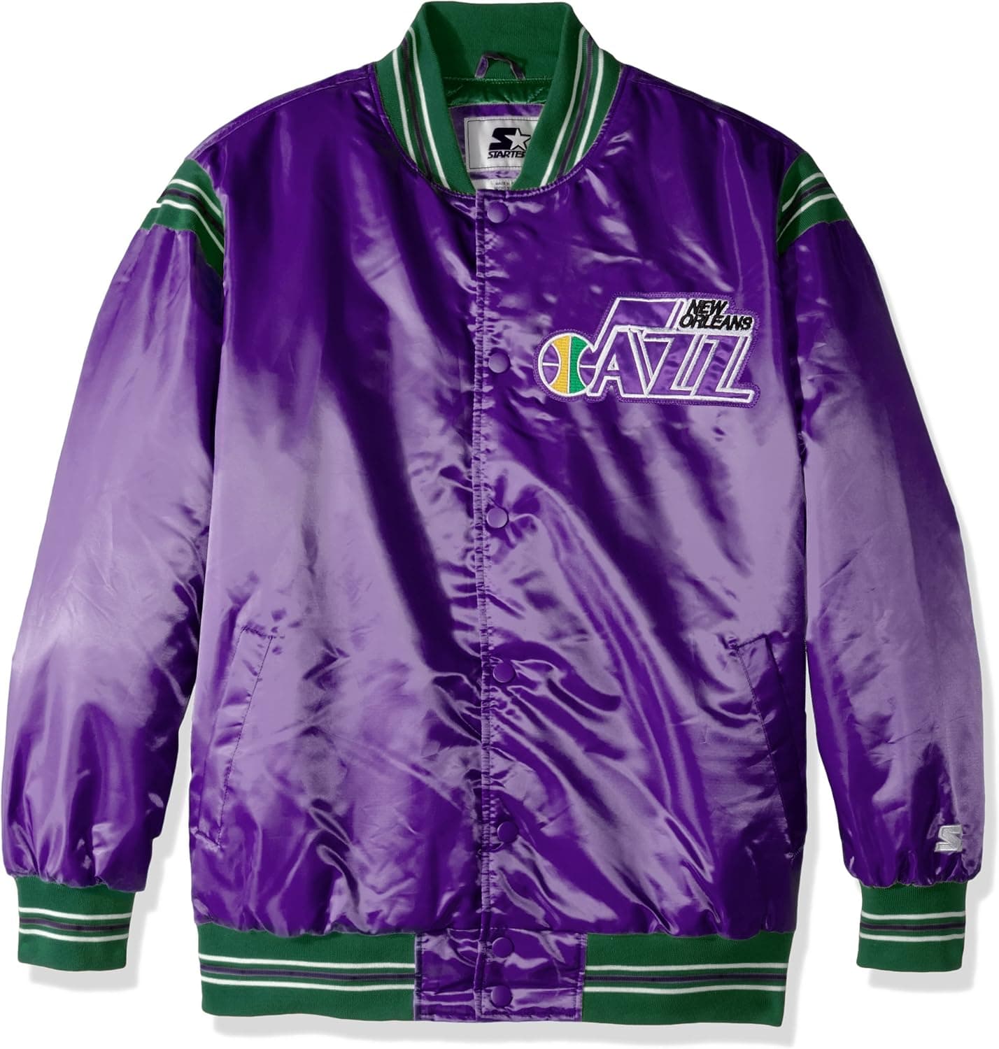 STARTER Adult Men The Enforcer Retro Satin Jacket NBA