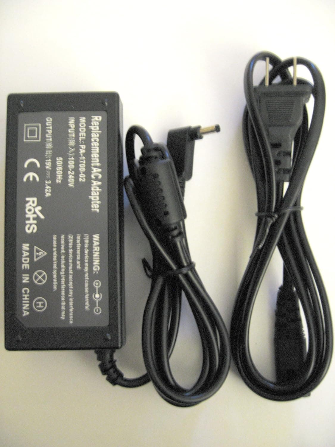 NEW Galaxy Bang AC Adapter Charger replacement for Asus Zenbook Prime All UX32V, UX32VD Series; Asus Zenbook Prime UX32VD-DB51, UX32VD-DB71; Asus Zenbook Prime UX32VD-DH71-NB (FREE Galaxy Bang LED Flashlight Keychain Light with your Order)