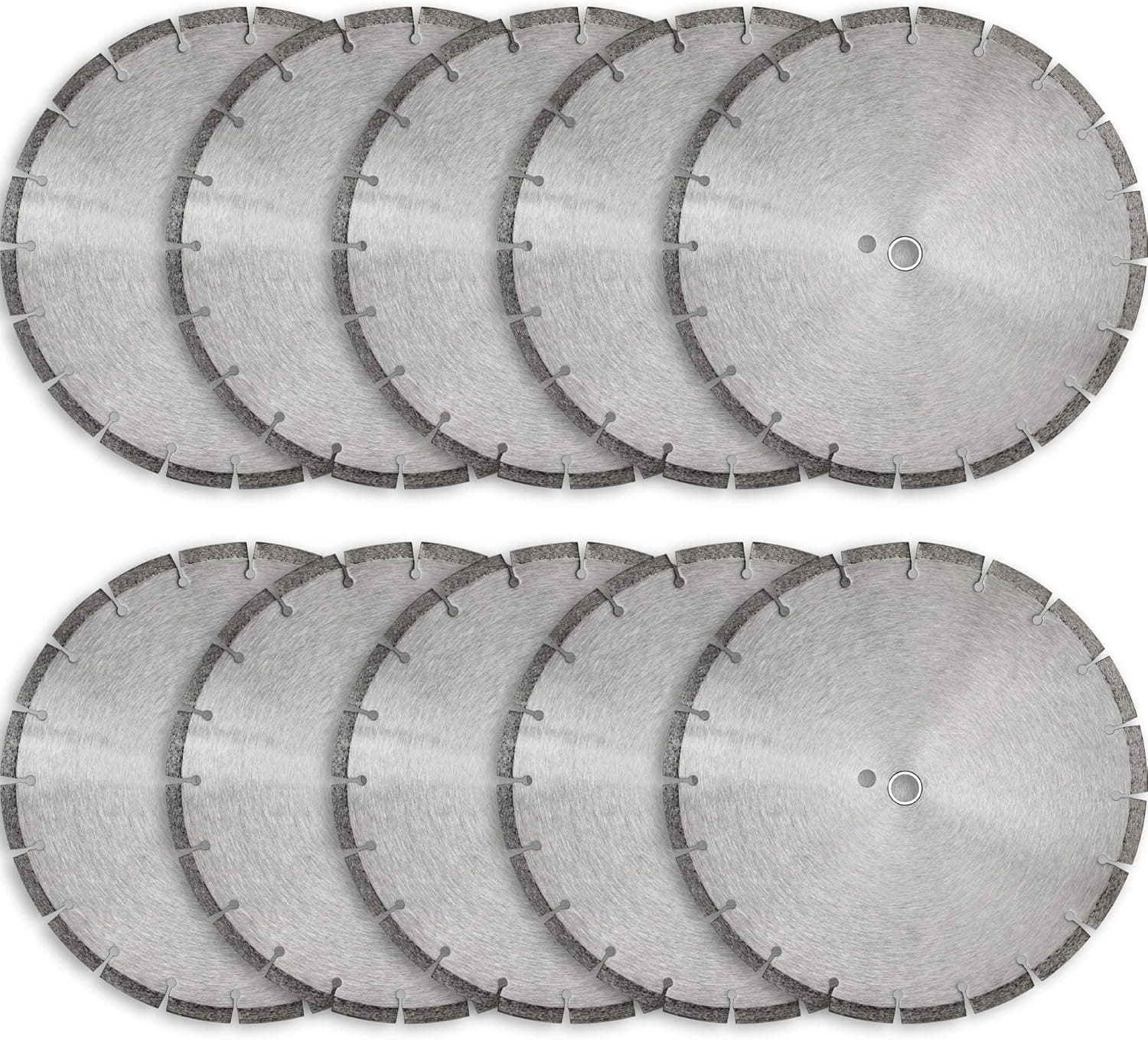 14" Sintered 10mm Wet/Dry General Purpose Concrete Diamond Saw Blade (10 Pack)