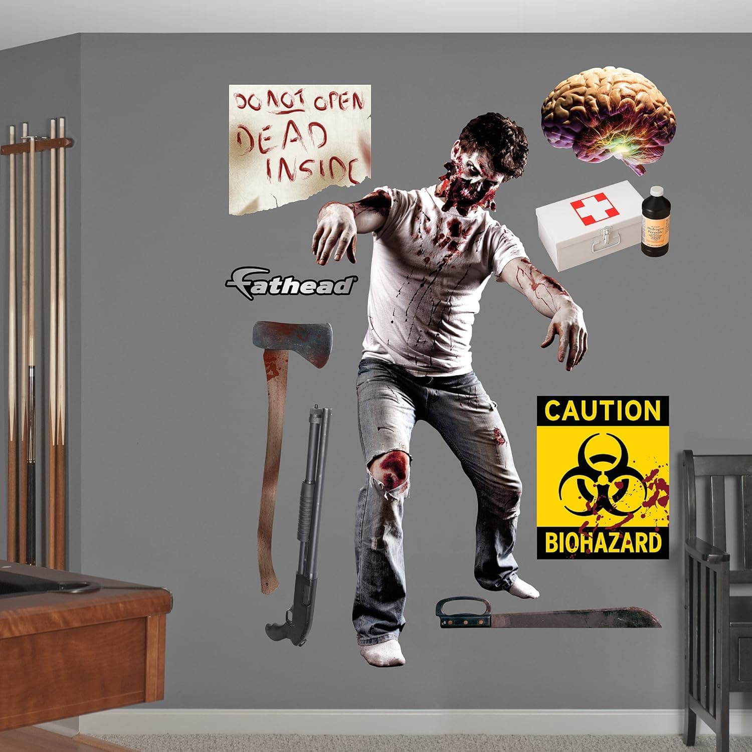 FATHEAD Wall Decal, Generic Zombie