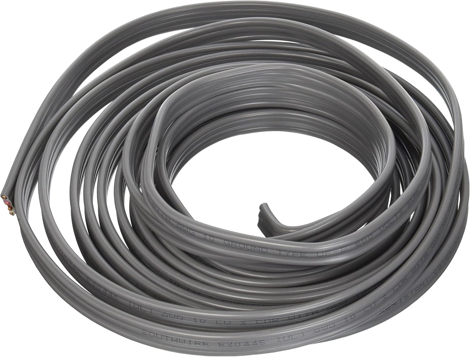 Woods 13059125 25 ft. 10/3 Gray Solid CU UF-B W/G Cable, Feet