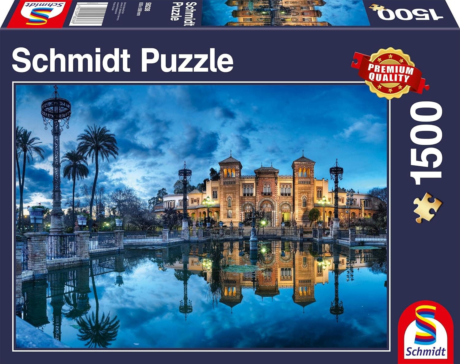 Schmidt Spiele Mudejar Pavilion, Sevilla Puzzle (1500 Piece)