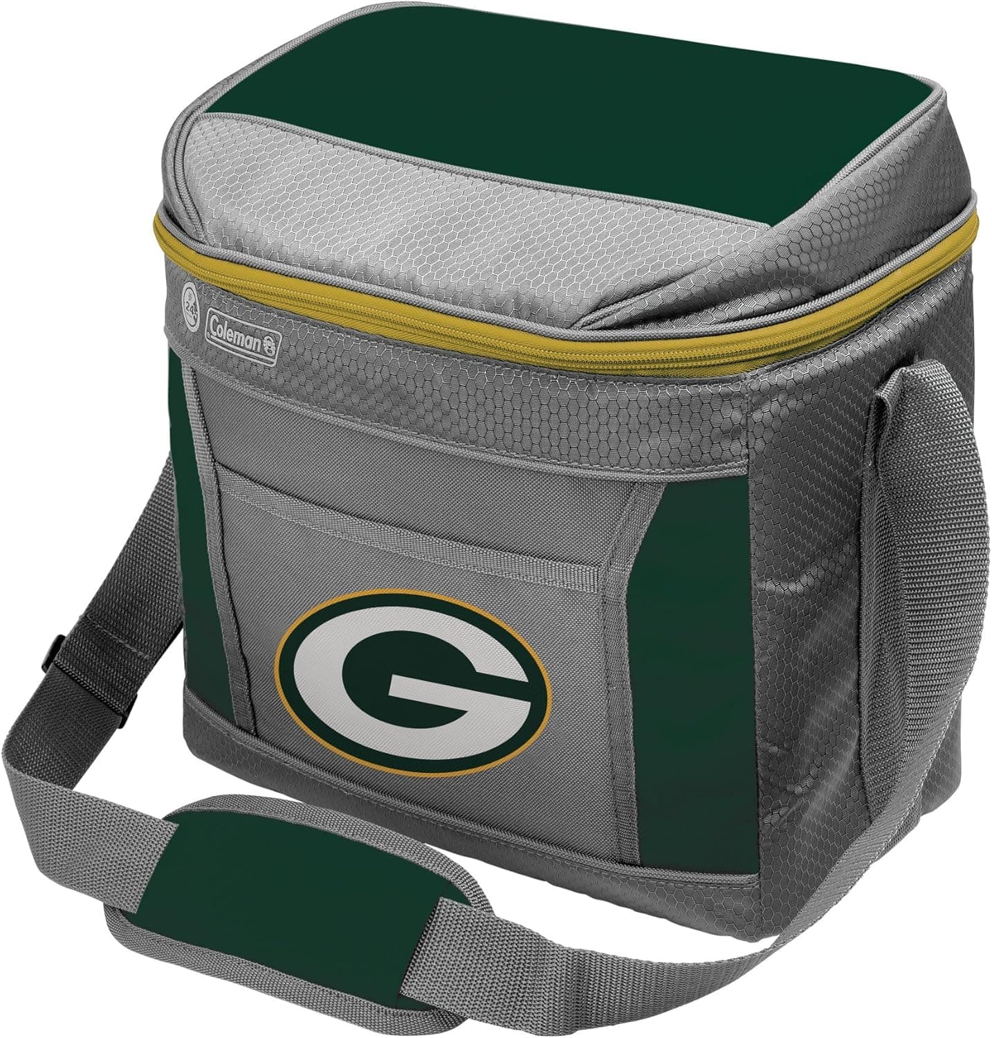 Coleman NFL Soft-Sided Insulated Cooler Bag, 16-Can Capacity, Green Bay Packers