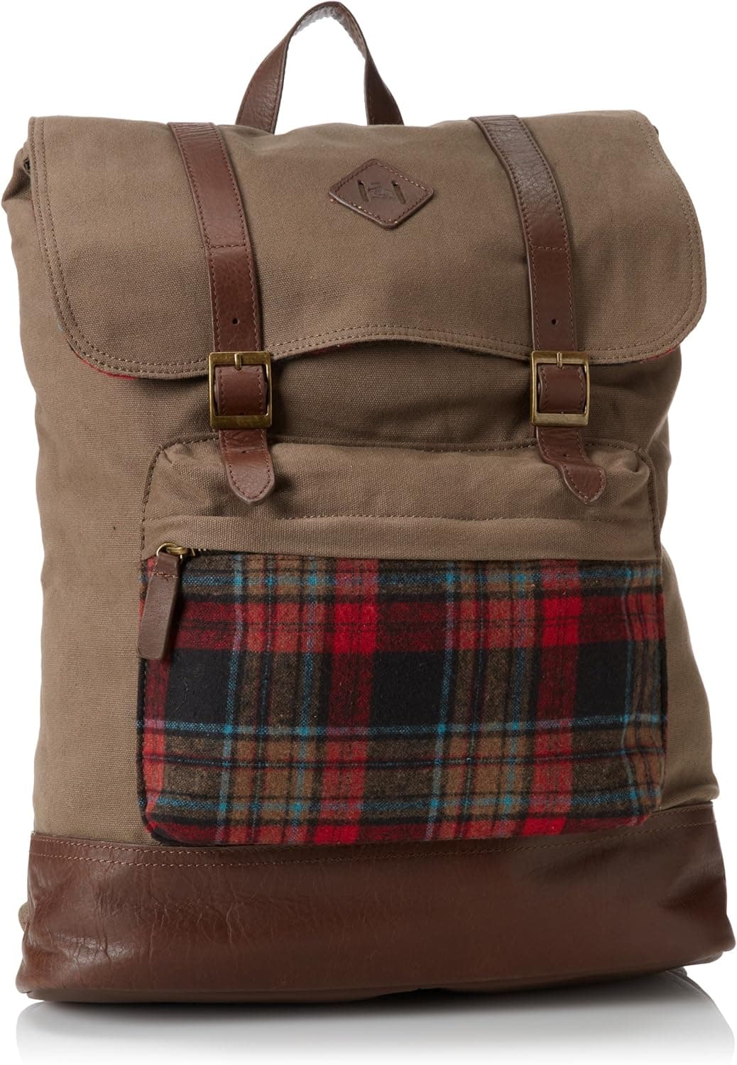 Original Penguin Men's Canvas Rucksack, Red, One Size