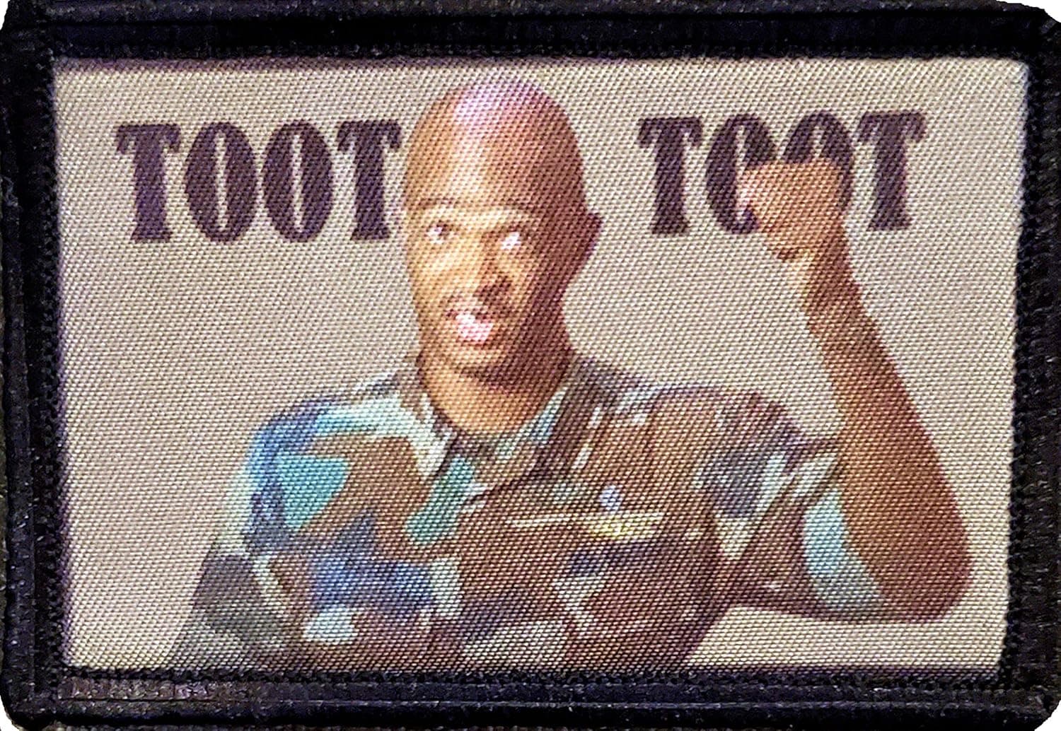 Toot Toot Major Payne Funny Morale Patch. Hook and Loop Made in The USA Perfect for Your Rucksack, Pack Bag, Molle Gear, Operator hat or Cap!