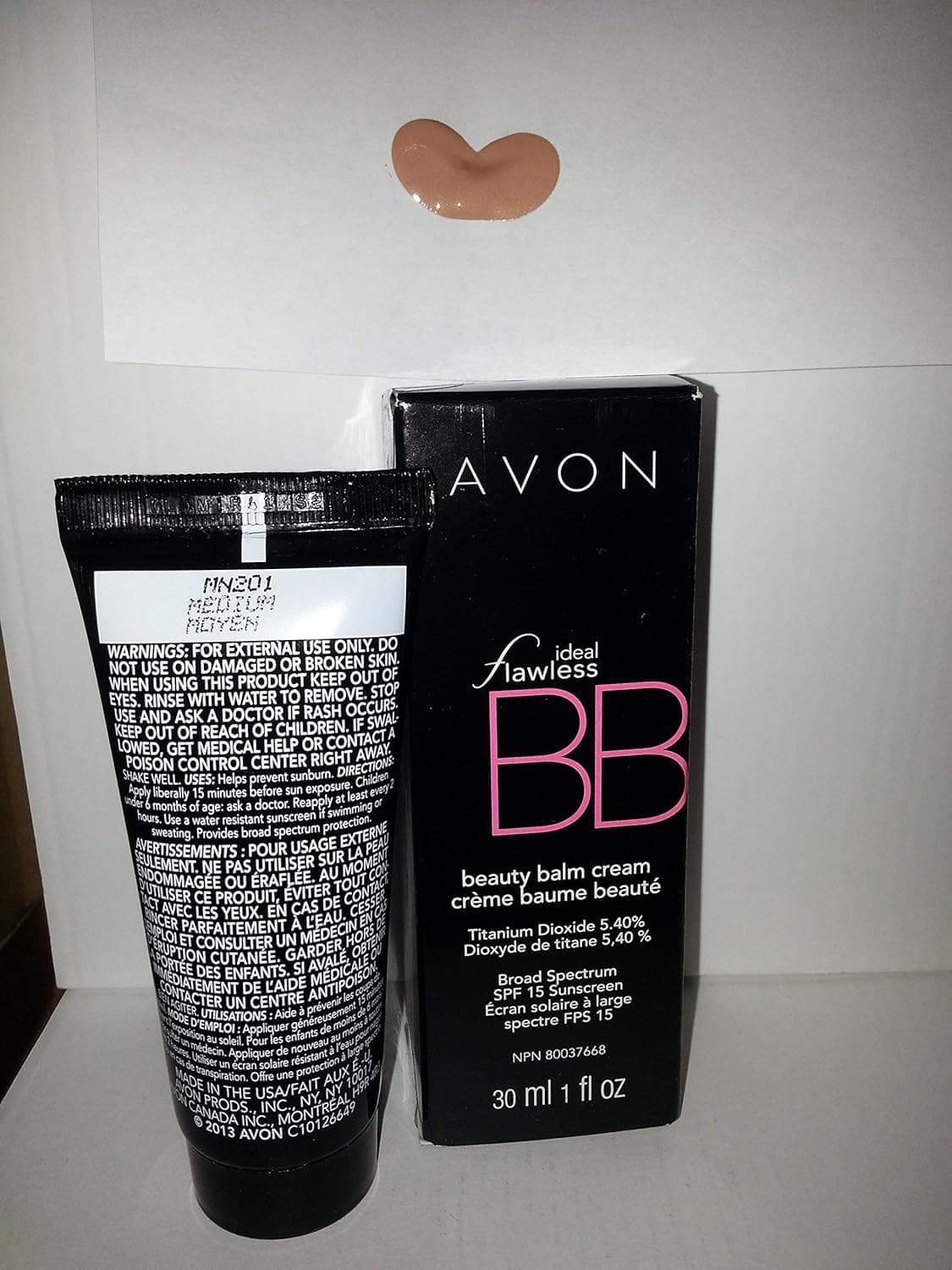 Avon Ideal Flawless Bb Beauty Balm Cream Color Medium