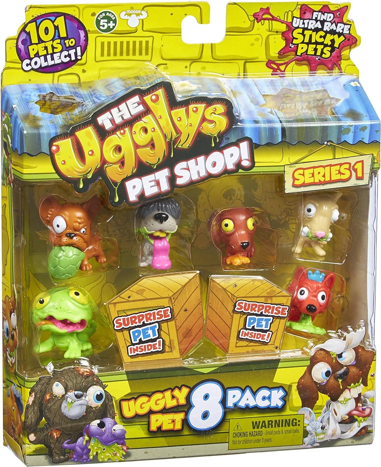 The Ugglys Pet Shop Toy Figure (8-Pack)
