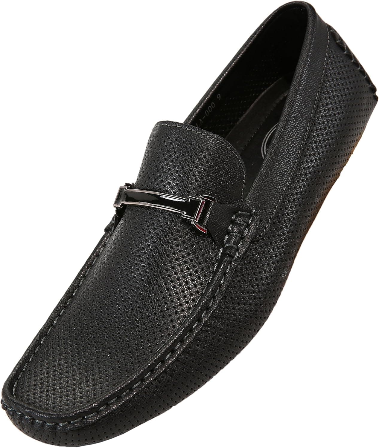 Amali Cola - Driving Moccasins for Men – Mens Slip On Loafers, Moccasins, Slip-on Dress Shoes - Driving Loafers with Matching Color Bit
